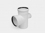 PP крестовина одноплоскостная канализационная малошумная D110х110х50/90° УЮТ КОНТУР