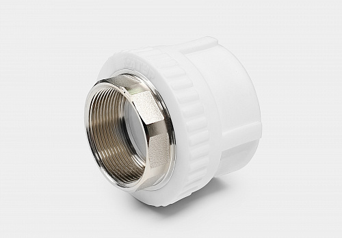 PP-R муфта комбинированная ВР D63-2" под ключ КОНТУР