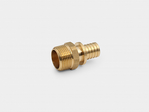 Муфта аксиальная латунная НР D20 (2,8) - 3/4" Kontur