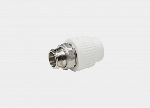PP-R муфта комбинированная с американкой НР D25-3/4" КОНТУР