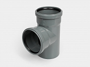 PP тройник канализационный D110х110/90° СТАНДАРТ КОНТУР