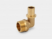 Угольник аксиальный латунный НР D20 (2,8) - 3/4"