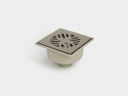 PP трап вертикальный канализационный D50 с гидрозатвором и решеткой из нержавеющей стали СТАНДАРТ