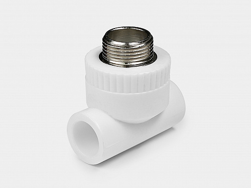 PP-R тройник комбинированный НР D20-3/4" КОНТУР
