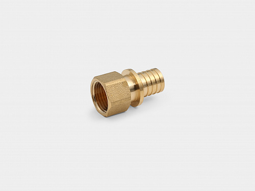 Муфта аксиальная латунная ВР D20 (2,8) - 1/2" Kontur