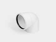 PP отвод канализационный малошумный D110х90° УЮТ КОНТУР