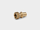 Муфта аксиальная латунная с накидной гайкой D20 (2,8) - 1/2" Kontur