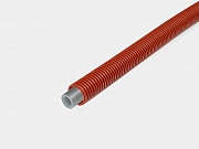 PE-Xa труба с EVOH D25х3,5 в гофре (красной) КОНТУР 100м