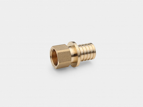 Муфта аксиальная латунная ВР D25 (3,5) - 1/2" Kontur