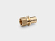 Муфта аксиальная латунная ВР D25 (3,5) - 1/2" Kontur