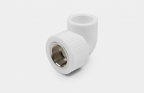 PP-R угольник комбинированный ВР D25-3/4" КОНТУР