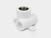 PP-R тройник комбинированный с креплением ВР D20-1/2" КОНТУР