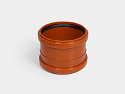 PP муфта ремонтная канализационная D160 ОРАНЖ