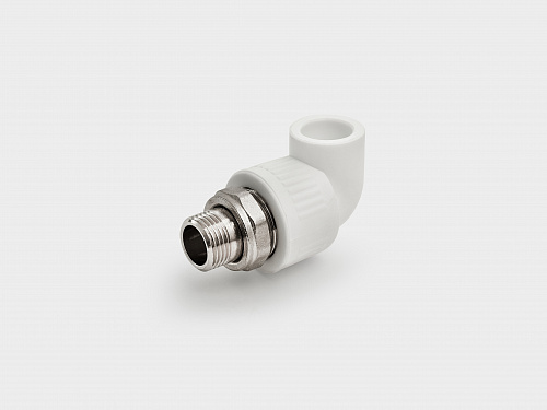 PP-R угольник комбинированный с американкой НР D20-1/2" КОНТУР