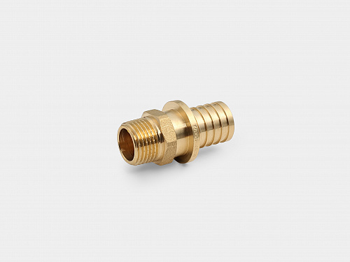 Муфта аксиальная латунная НР D25 (3,5) - 1/2" Контур-И
