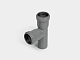 PP тройник канализационный D40Х40/90° СТАНДАРТ