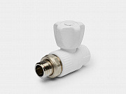 PP-R кран радиаторный прямой НР D20-1/2" КОНТУР